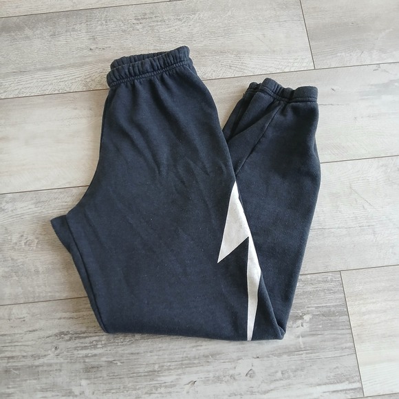 Aviator Nation Sweatpants Womens Small Lightning Bolt Logo Comfy Joggers - Picture 1 of 14